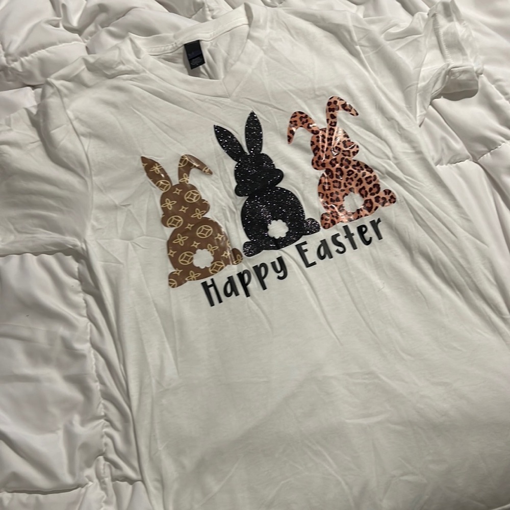 Easter LV print bunny top